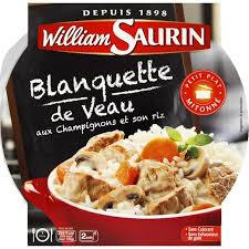 William Saurinveal blanquette with mushrooms and rice  285 g  